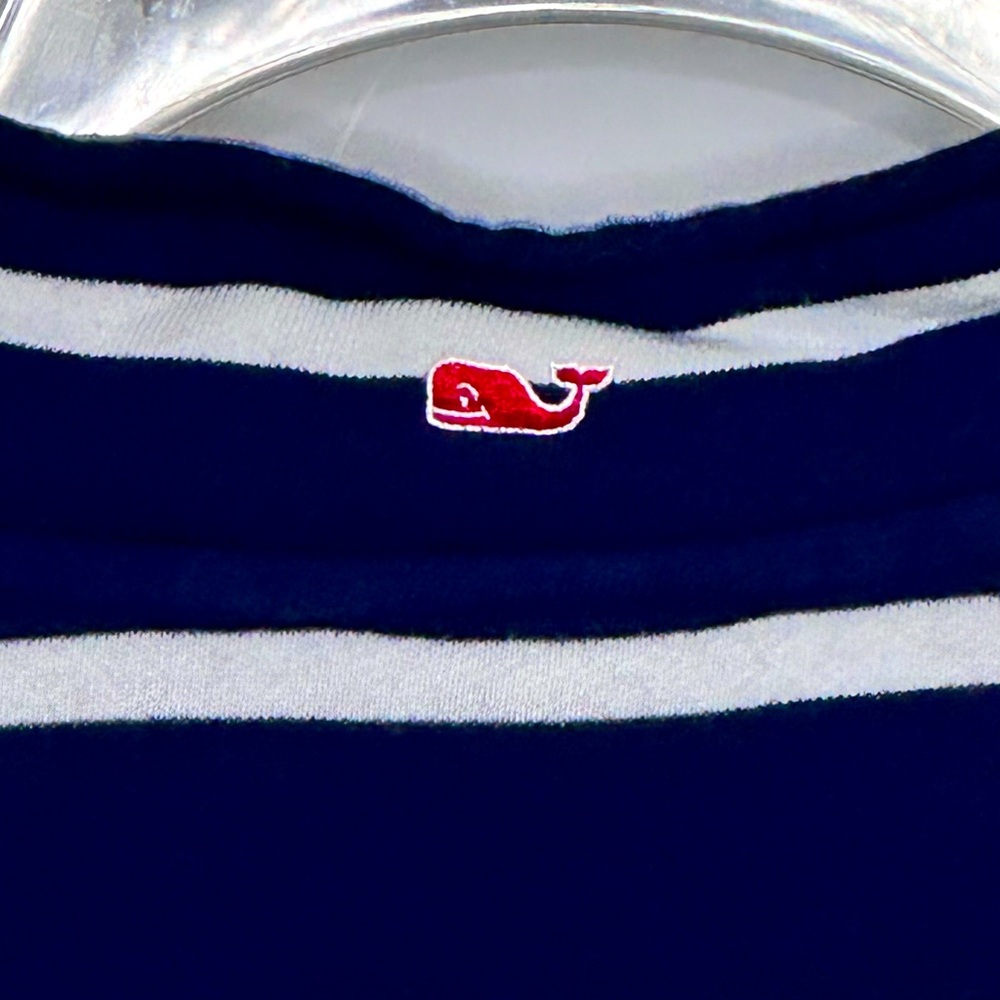 Vineyard Vines Target Collab Blue Stripe Nautical Pullover Sweater Coastal Sz XS - Picture 6 of 9